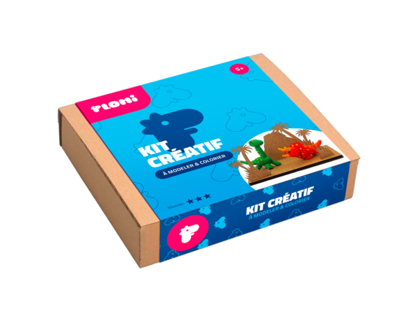 DIY Kit de modelage et de coloriage Dinos 5+