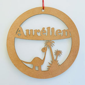 Décoration dinosaure personnalisée avec prénom pour anniversaire enfant – kit dinos DIY